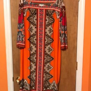 Multicolored dress (Plus)